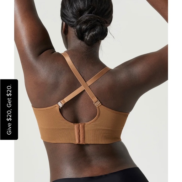 Blanqi cooling maternity and nursing bra, size Large in espresso. Brand new - Picture 3 of 4